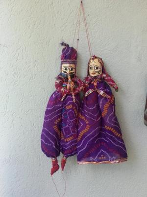 Marionetas Indias pareja