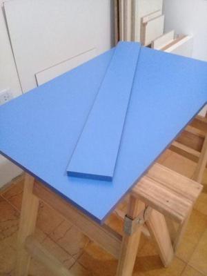 Mesa Rebatible - Ayudador De Cocina. Color Azul. de 80cm. de