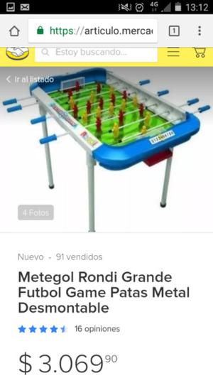 Metegol rondi buen estado