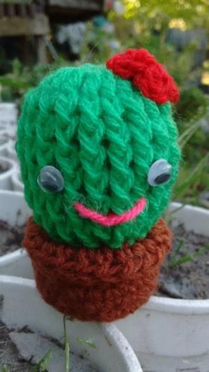 Mini cactus Amigurumi