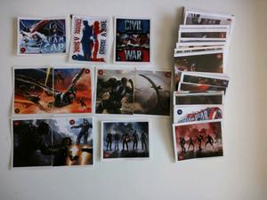 Vendo lote de 175 figuritas diferentes de civil war en