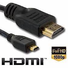 cable hdmi a micro hdmi para proyectar tu celu en la tv, en