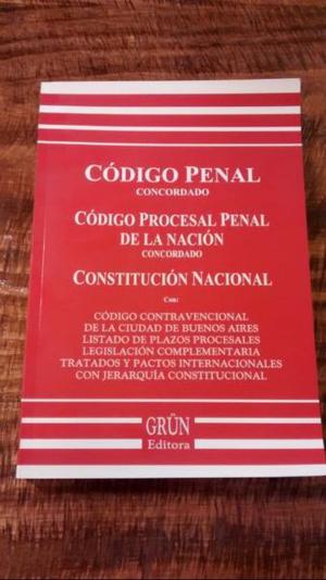 Código Penal y Procesal Penal CONCORDADOS