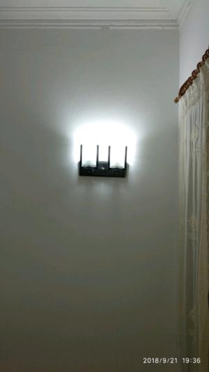 Lámpara pared doble foco