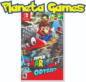 Super Mario Odyssey Nintendo Switch Fisicos Nuevos Caja