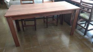 mesa de 1,80m algarrobo