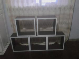 Cubos apilables de madera
