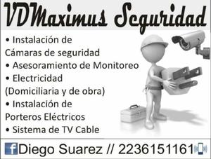 Instalaciones de Camaras de seguridad y Electricidad