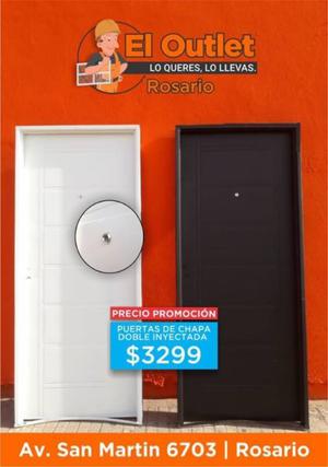 Puerta de chapa doble inyectada OFERTA HASTA AGOTAR STOCK