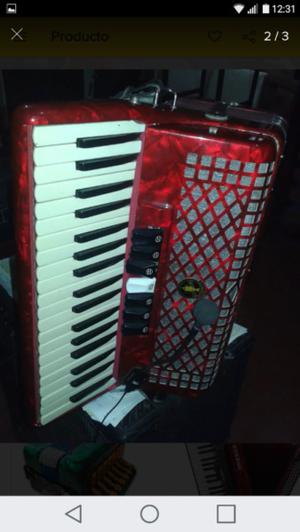 ACORDEON 80 BAJOS AFINADA SUPER NUEVA