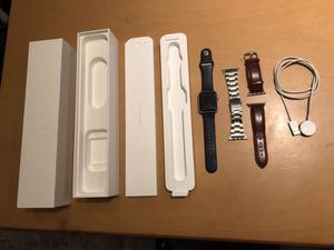 Apple watch, series 2, 42 mm, aluminim case, Ion-x glass,