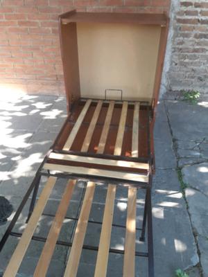 Cama secreter breve espacio 1 plaza