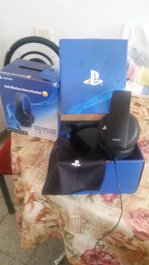 Headset sony gold 7.1