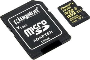 MICRO SD HC I HD video Clase GB 80MB/S R KINGSTON Cavas