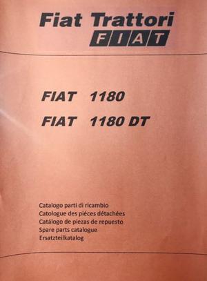 Manual de repuestos tractor Fiat dt