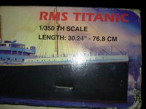 Maqueta Del Rms Titanic Escala  Largo 78 Cms.