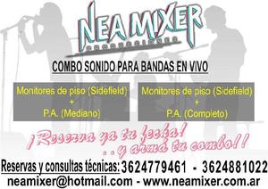 Sonido para eventos y bandas