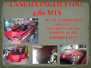 Lancha Paglietini 4,80 Sin motor Muy Buena