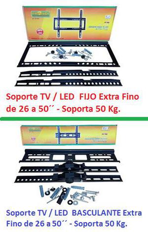 SOPORTES PARA TV LED - LCD