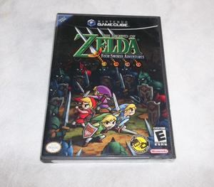 Zelda Four Swords gamecube nuevo sellado