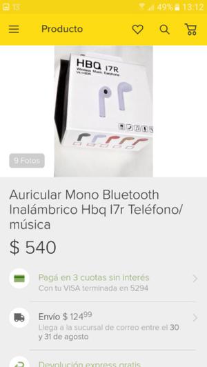 Auricular mono bluetlook