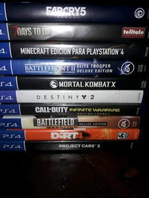 Juegos de ps4 vendo