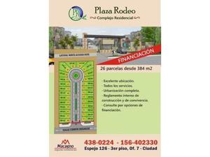 LOTES PLAZA RODEO (BARRIO PRIVADO) EN VENTA - GUAYMALLEN