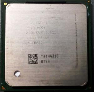 Procesador INTEL PENTIUM  GHz SL60B Sockets PPGA478