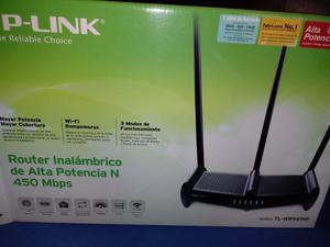 Router Alta Potencia Tplink 450 Mbps. 3 Antenas. $ .-