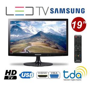 Samsung 19" Led Tv + Monitor HD Hdmi VGA TDA impecable!