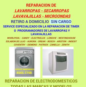 Service de Lavarropas en Vicente Lopez