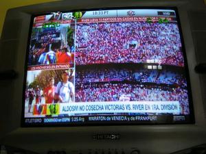 Televisor Hitachi 21"funcionando ok