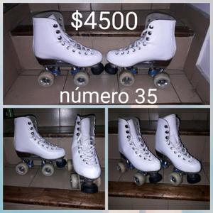 Patines número 35