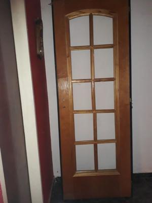 Puerta de madera de interior para vidrio repartido