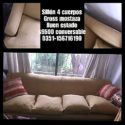 Sillon 4 cuerpos BUEN ESTADO