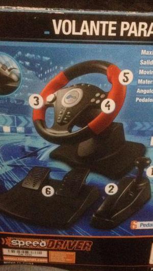 Volante Con Pedalera Para Pc/ Ps2/ps3