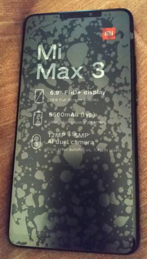XIAOMI MI MAX 3 NUEVO 4 RAM 64 GIGAS