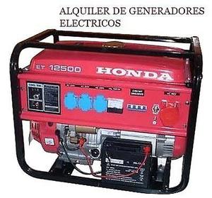 ALQUILER DE GENERADOR ELECTRICO MONOFASICO W