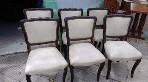 Antiguas sillas estilo Luis 15