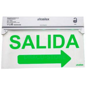 CARTEL SEÑALIZADOR LED DE SALIDA DERECHA ATOMLUX COMPACTO