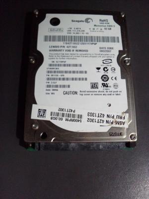 DISCO NOTEBOOK SEAGATE MOMENTUS GB IMPECABLE