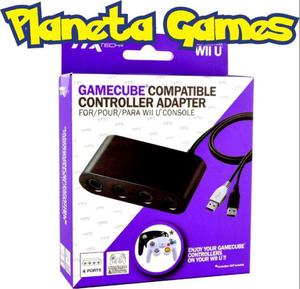 Gamecube Controller Adapter Nintendo Wii U Nuevos Caja
