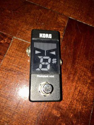 Pedal afinador KORG PITCHBLACK mini