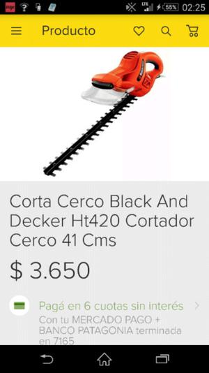 Podamos cerco Black and Decker