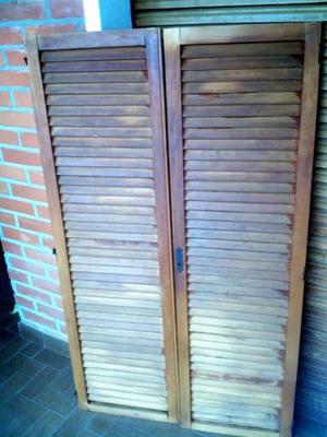 Puerta Placard Tipo Persiana Americana 1,55 Mts X 0,90 Mts