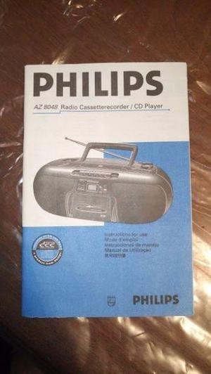 Radio cassette Grabador CD Player usado PHILIPS