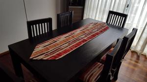 VENDO MESA CON JUEGO DE SILLAS (USADO)