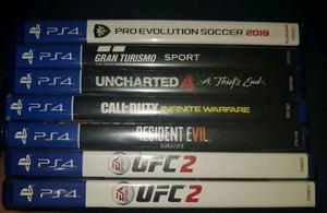 Vendo juegos PS4