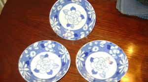 Antiguos Compoteras O Bowls Porcelana Marly Blue Garden