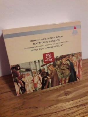 Bach - Matthaus Passion Nikolaus Harnoncourt 3cds Originales